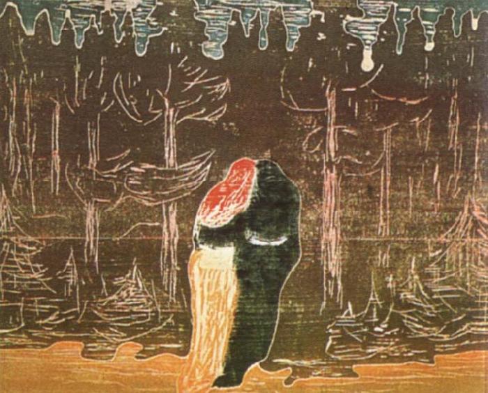 Edvard Munch Forest china oil painting image